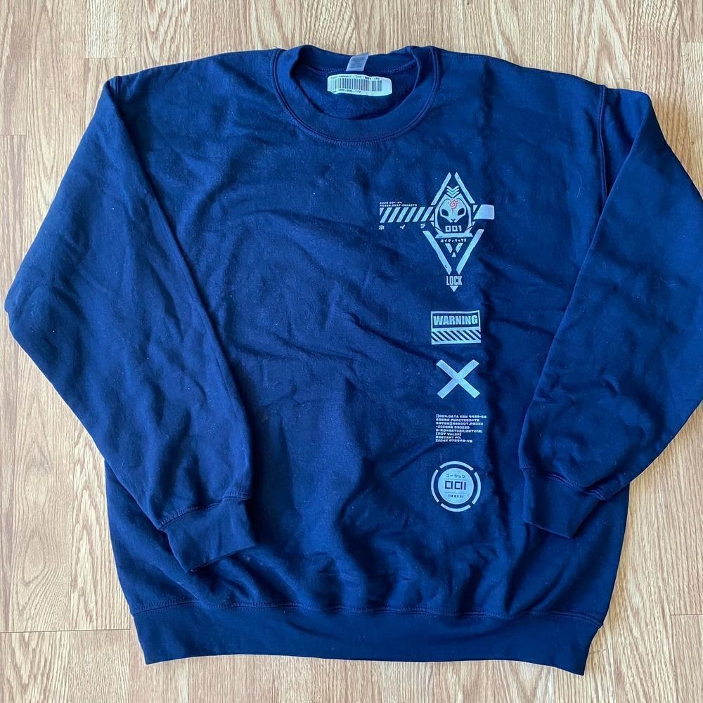 Light PROTOTYPE Crewneck Sweatshirt Navy Large
